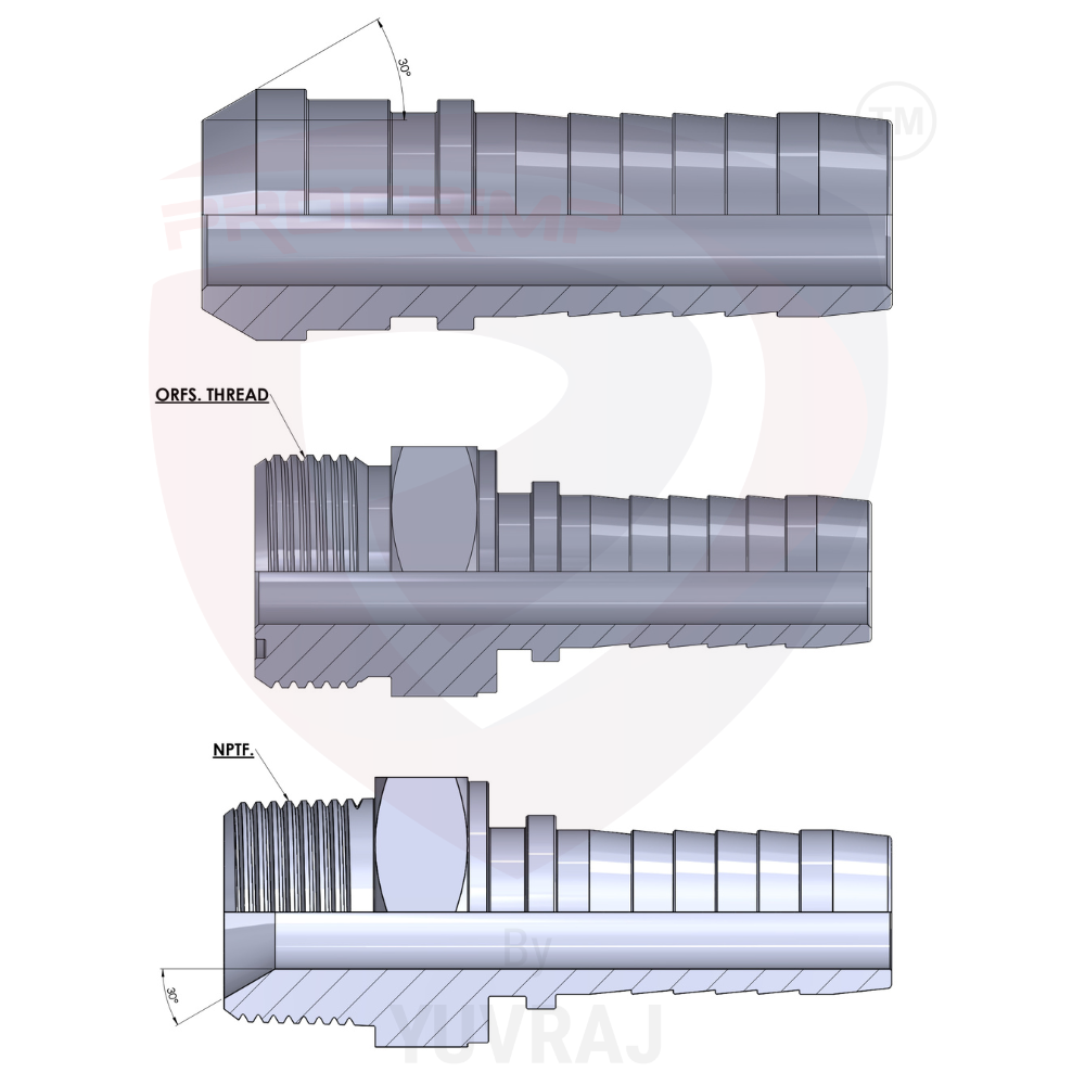 Three Piece Fittings